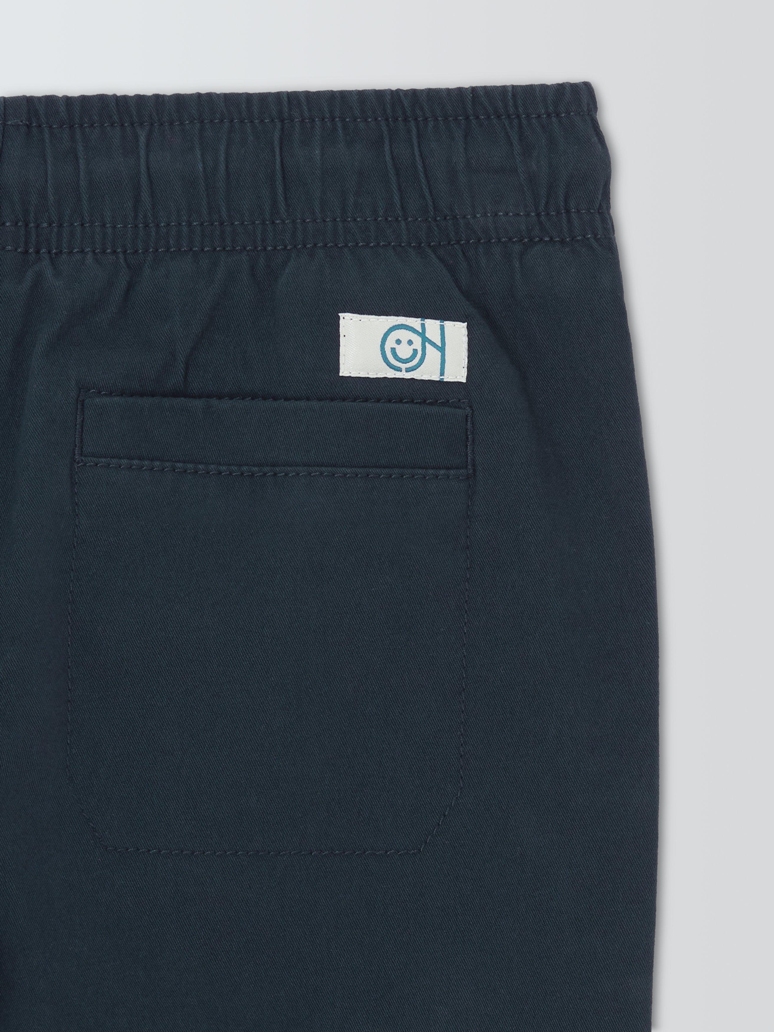 Product image 7 of 7, which shows John Lewis Kids' Pull On Straight Chinos, Navy, 3 years