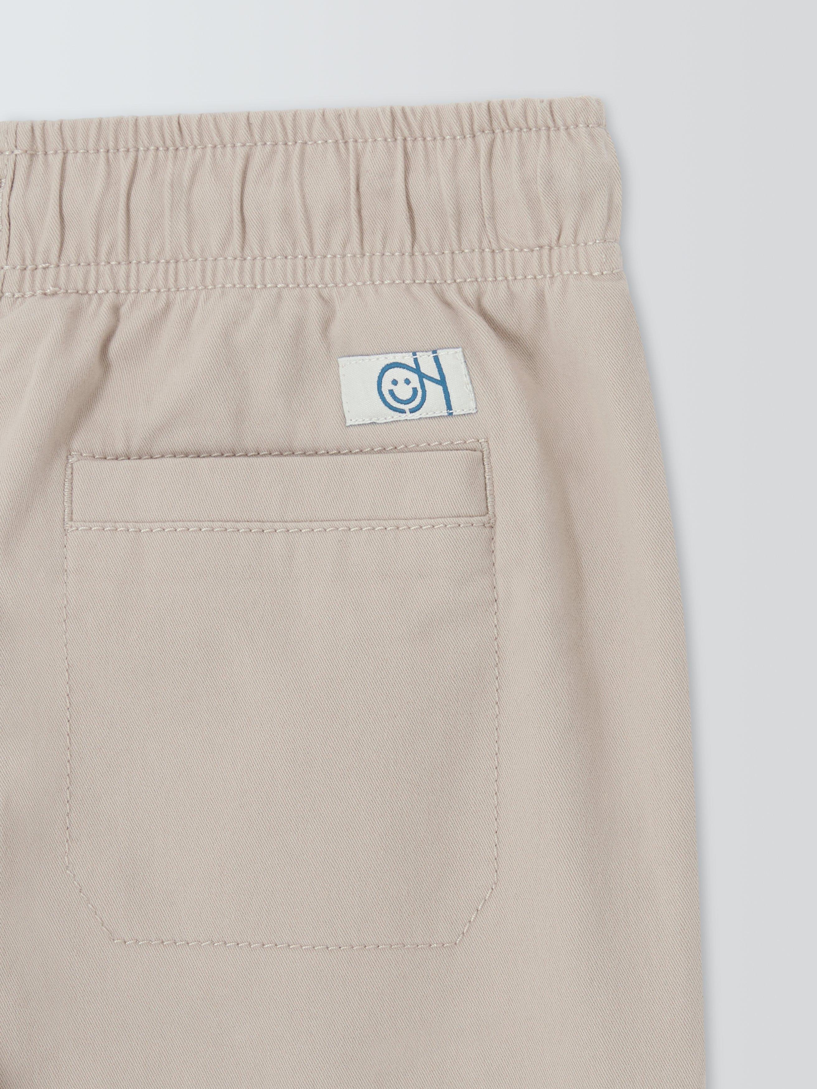 Product image 3 of 3, which shows John Lewis Kids' Pull On Straight Chinos, Stone, 3 years