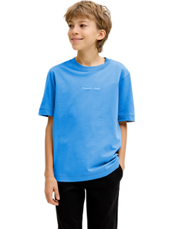 Jack & Jones Kids' Slogan T-Shirt, Marina, Marina