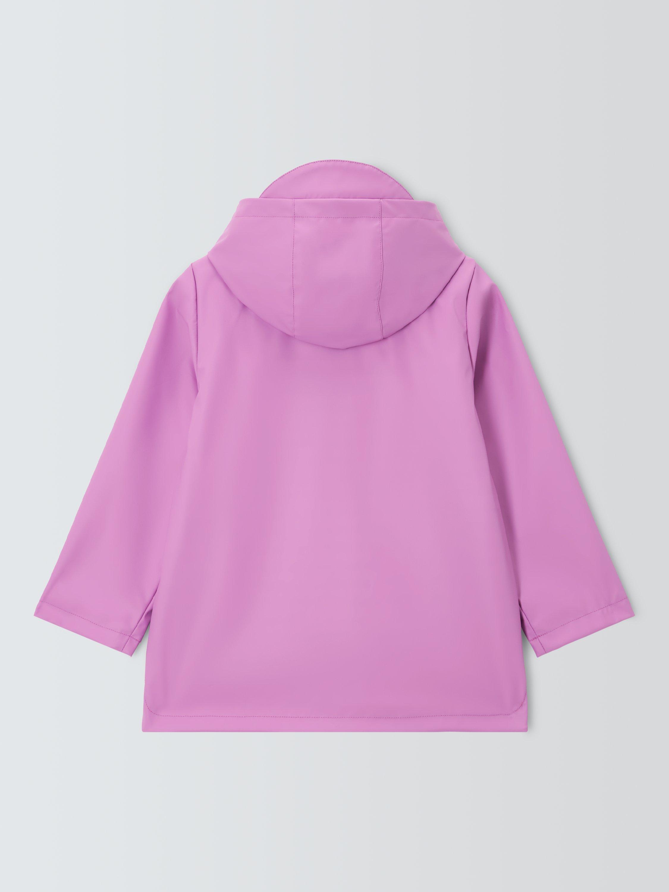 Product image 5 of 7, which shows John Lewis Kids' Shower Resistant Mac, Pink, 3 years