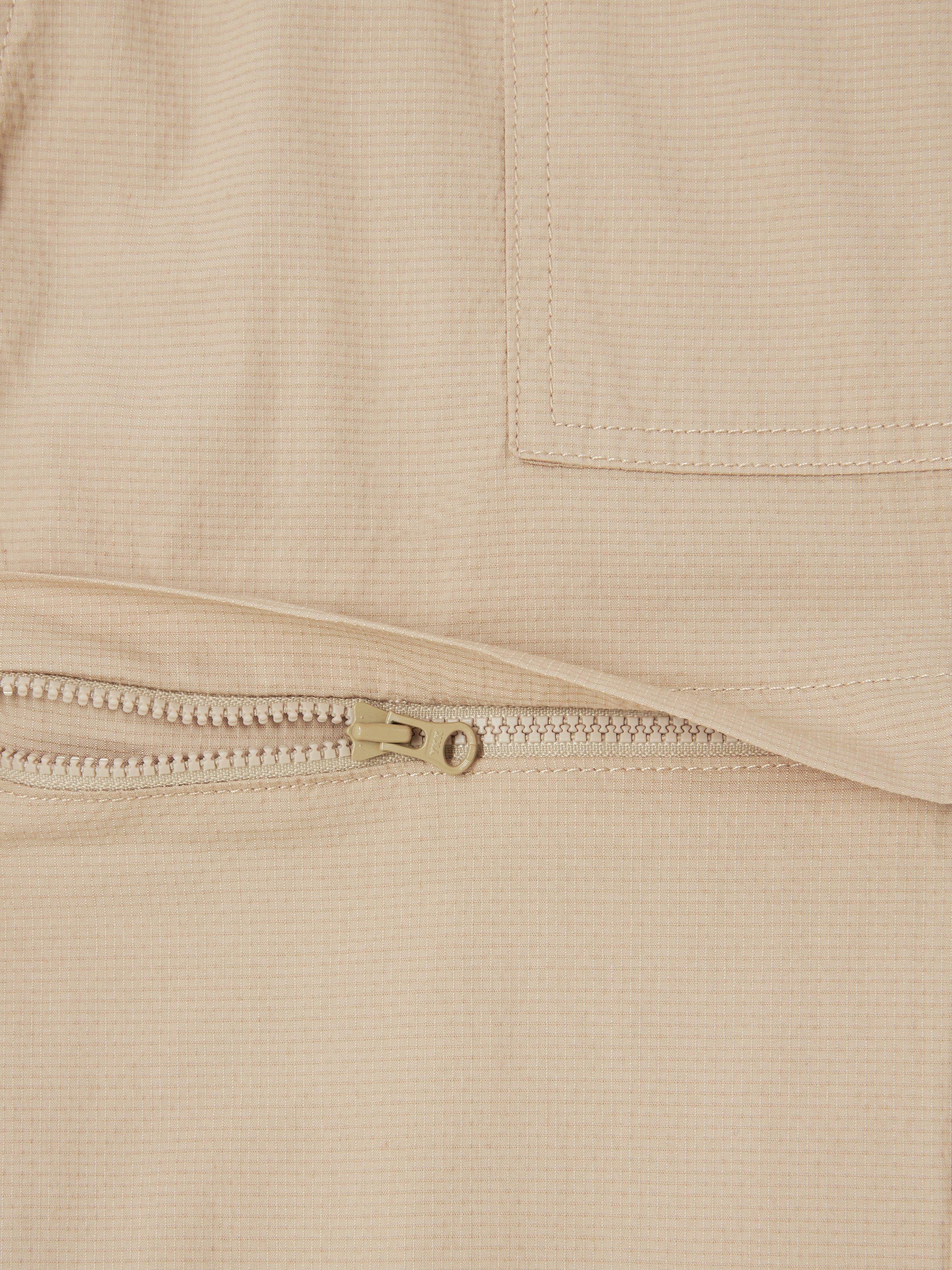 Product image 3 of 3, which shows John Lewis Kids' Ripstop Zip Off Trousers, Natural, 3 years