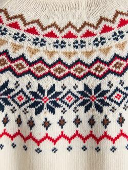 Joules Alba Fair Isle Jumper - view 2, Cream