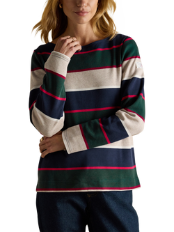 Joules Harbour Breton Stripe Top, Navy, Navy