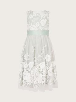 Monsoon Alicia Maxi Dress, Green - view 2, Green