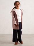 Reiss Kids' Macey Hooded Rain Jacket, Pink