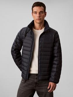 Calvin Klein Quilted Zip Front Puffer Jacket, Dark Sapphire