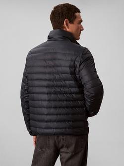 Calvin Klein Quilted Zip Front Puffer Jacket - view 2, Dark Sapphire