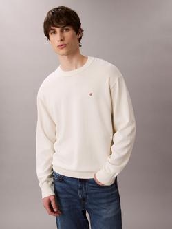 Calvin Klein Cotton Sweatshirt, Tofu, Tofu