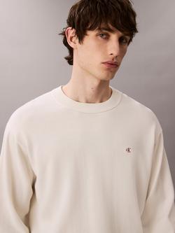 Calvin Klein Cotton Sweatshirt, Tofu - view 2, Tofu