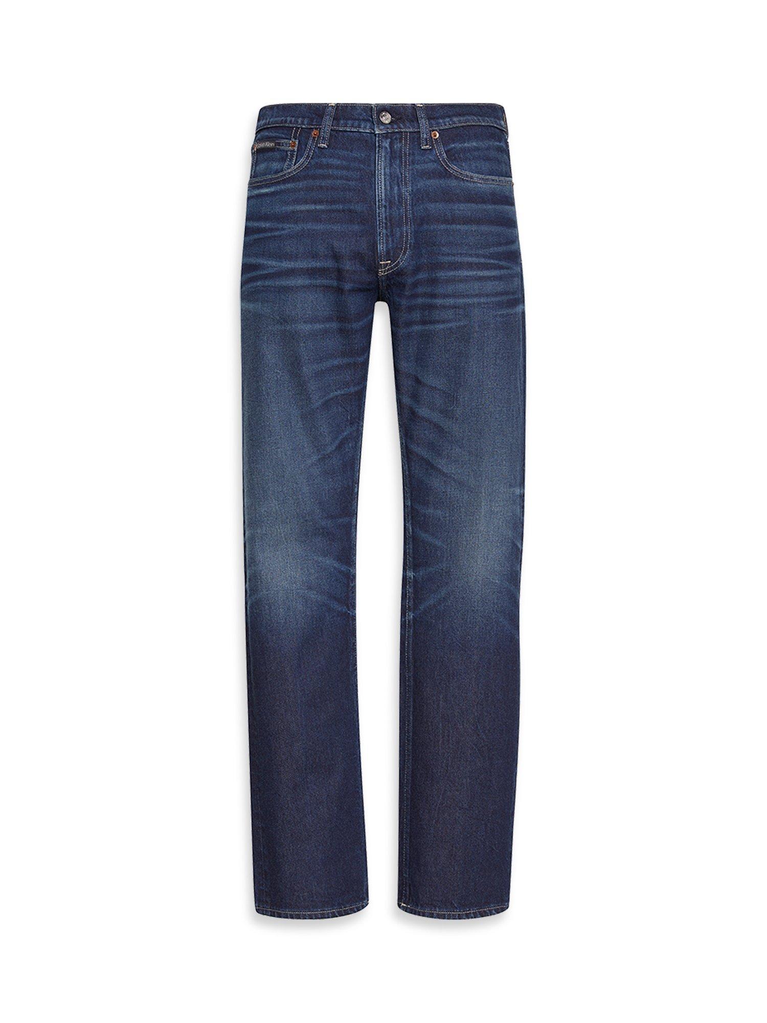 Product image 7 of 7, which shows Calvin Klein Slim Mid Rise Jeans, Dark Casper, 28R