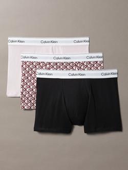 Calvin Klein Relaxed Fit Trunks, Pack of 3, Multi, Multi