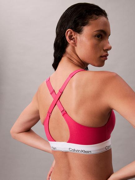 Calvin Klein Lift Infinity Bond Bralette, Vibrant Pink - view 2, Vibrant Pink