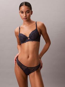 Calvin Klein Sensual Stretch Lace Thong, Speakeasy