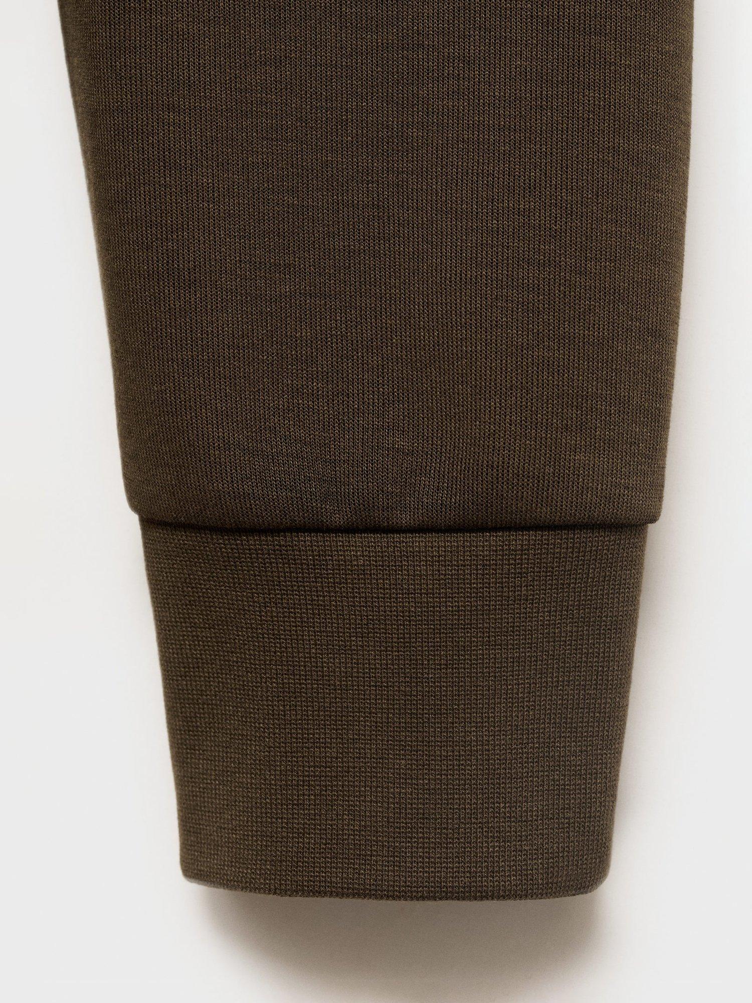 Product image 5 of 8, which shows Mango Nola Crew Neck Sweatshirt, Olive Green, XS