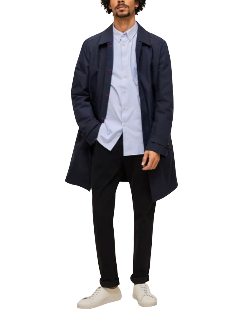 Product image 1 of 7, which shows Guards London Spitalfield Raincoat, Navy, 36R