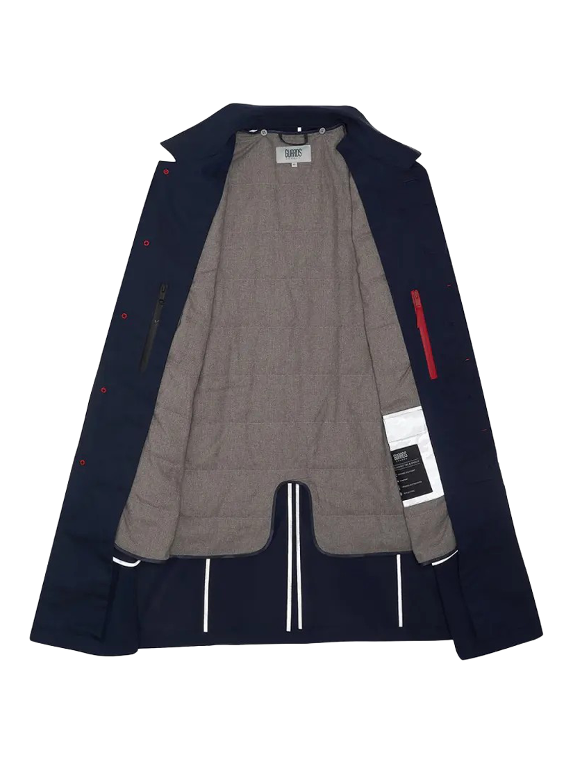 Product image 5 of 7, which shows Guards London Spitalfield Raincoat, Navy, 36R