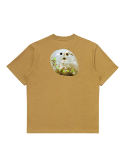 ELLIKER Organic Cotton Regular Fit Graphic Print T-Shirt - view 2, Sand