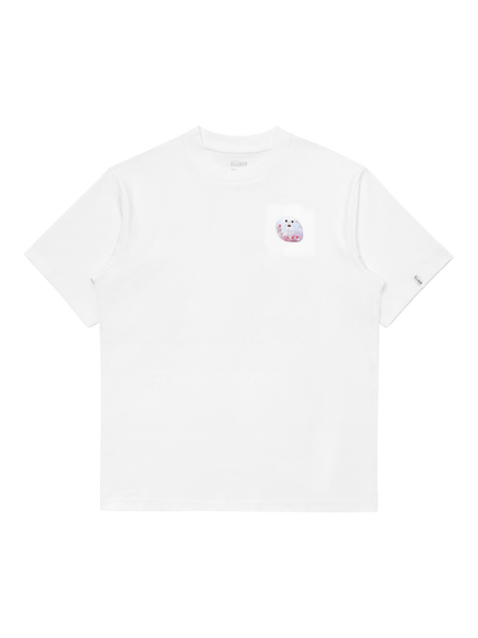 ELLIKER Organic Cotton Regular Fit Graphic Print T-Shirt, White