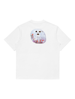 ELLIKER Organic Cotton Regular Fit Graphic Print T-Shirt - view 2, White