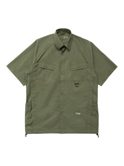 ELLIKER Alston Regular Fit Short Sleeve Water-Repellent Jacket, Khaki