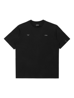 ELLIKER Rill Organic Cotton Regular Fit Short Sleeve Logo T-Shirt, Black