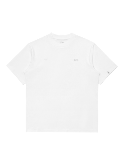 ELLIKER Rill Organic Cotton Regular Fit Short Sleeve Logo T-Shirt - view 2, White