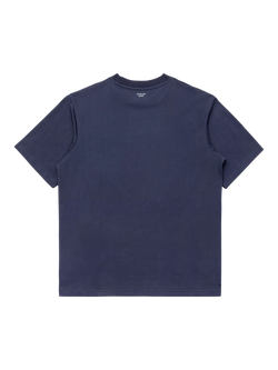 ELLIKER Rill Organic Cotton Regular Fit Short Sleeve Logo T-Shirt - view 2, Navy