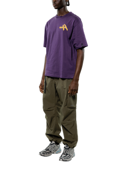 ELLIKER Rill Organic Cotton Regular Fit Graphic Print T-Shirt - view 2, Purple