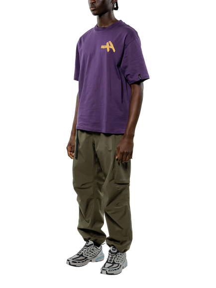ELLIKER Rill Organic Cotton Regular Fit Graphic Print T-Shirt - view 2, Purple
