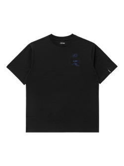 ELLIKER Cotton Regular Fit Graphic T-Shirt, Black