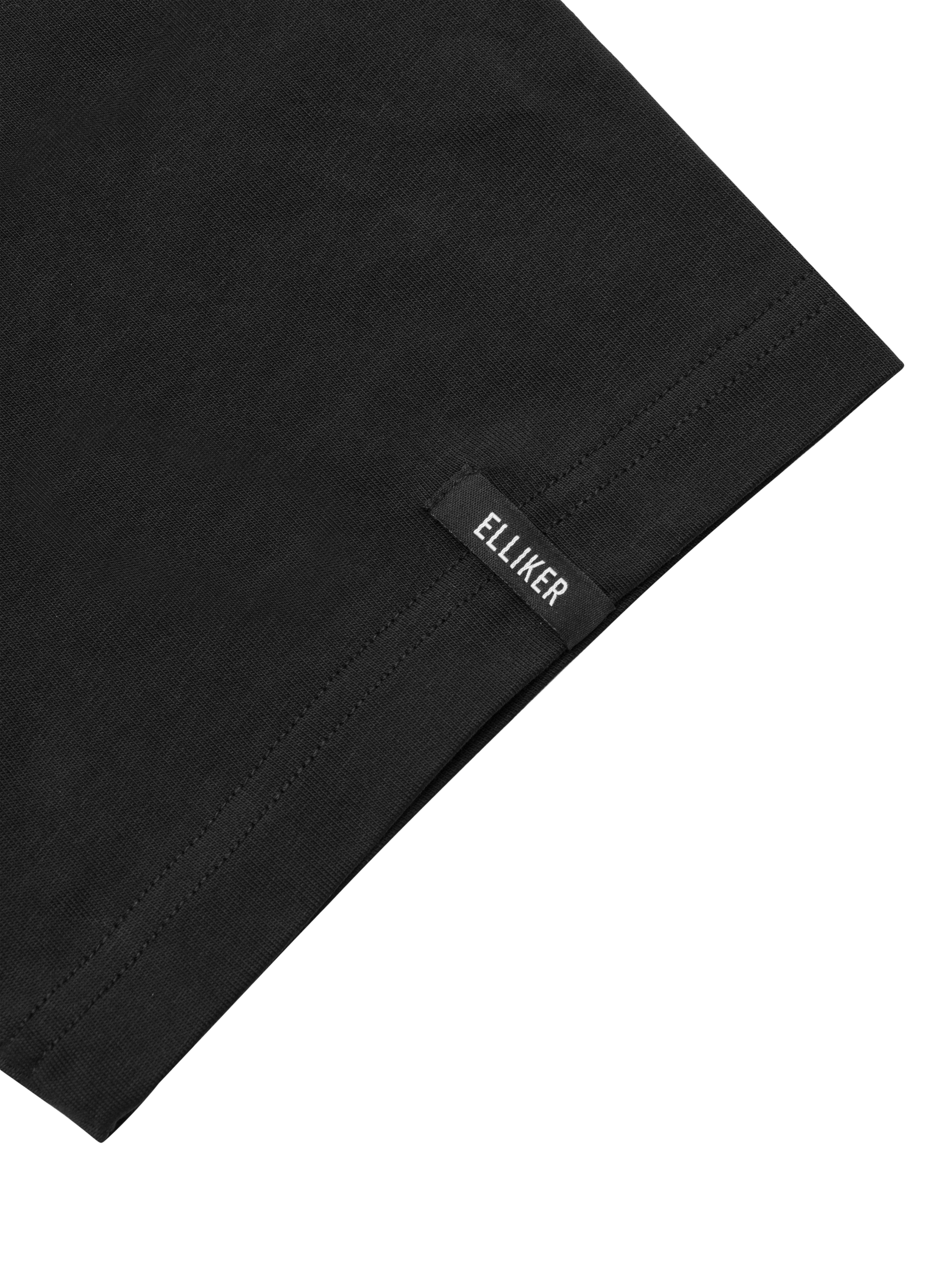 Product image 4 of 9, which shows ELLIKER Cotton Regular Fit Graphic T-Shirt, Black, M