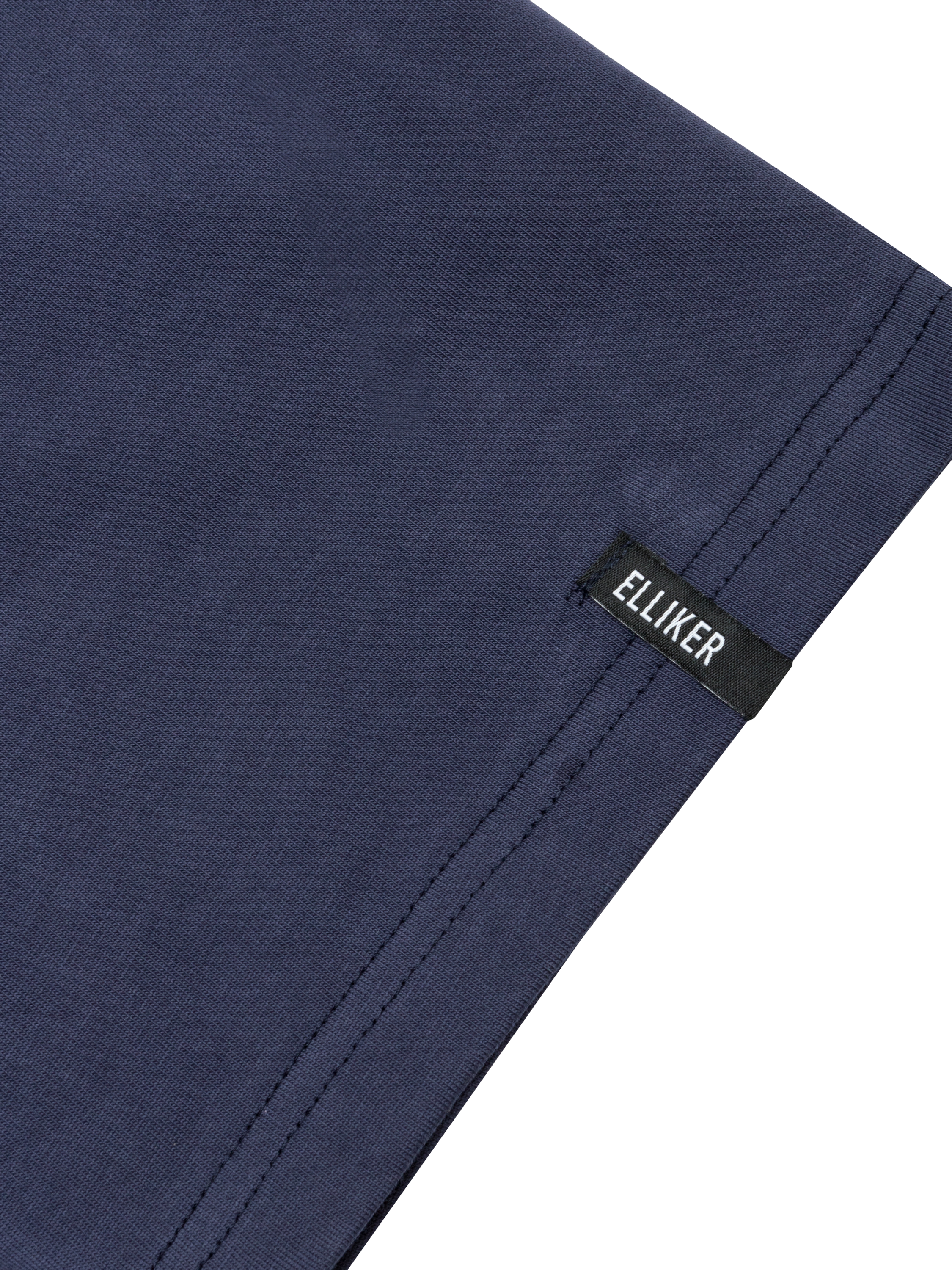 Product image 3 of 4, which shows ELLIKER Cotton Regular Fit Graphic T-Shirt, Navy, XS