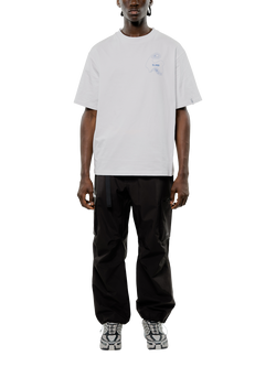 ELLIKER Cotton Regular Fit Graphic T-Shirt, White