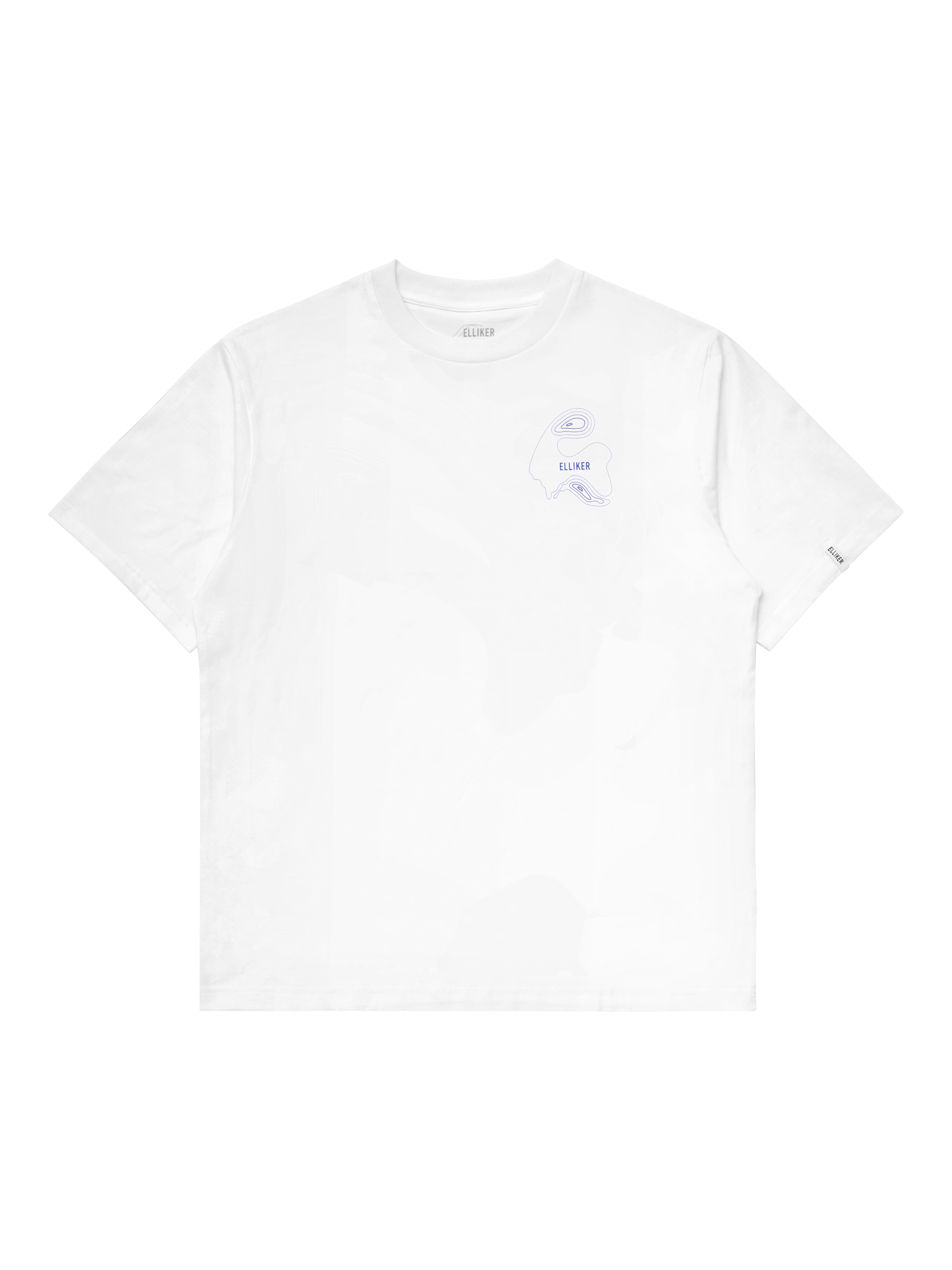 Product image 4 of 8, which shows ELLIKER Cotton Regular Fit Graphic T-Shirt, White, S