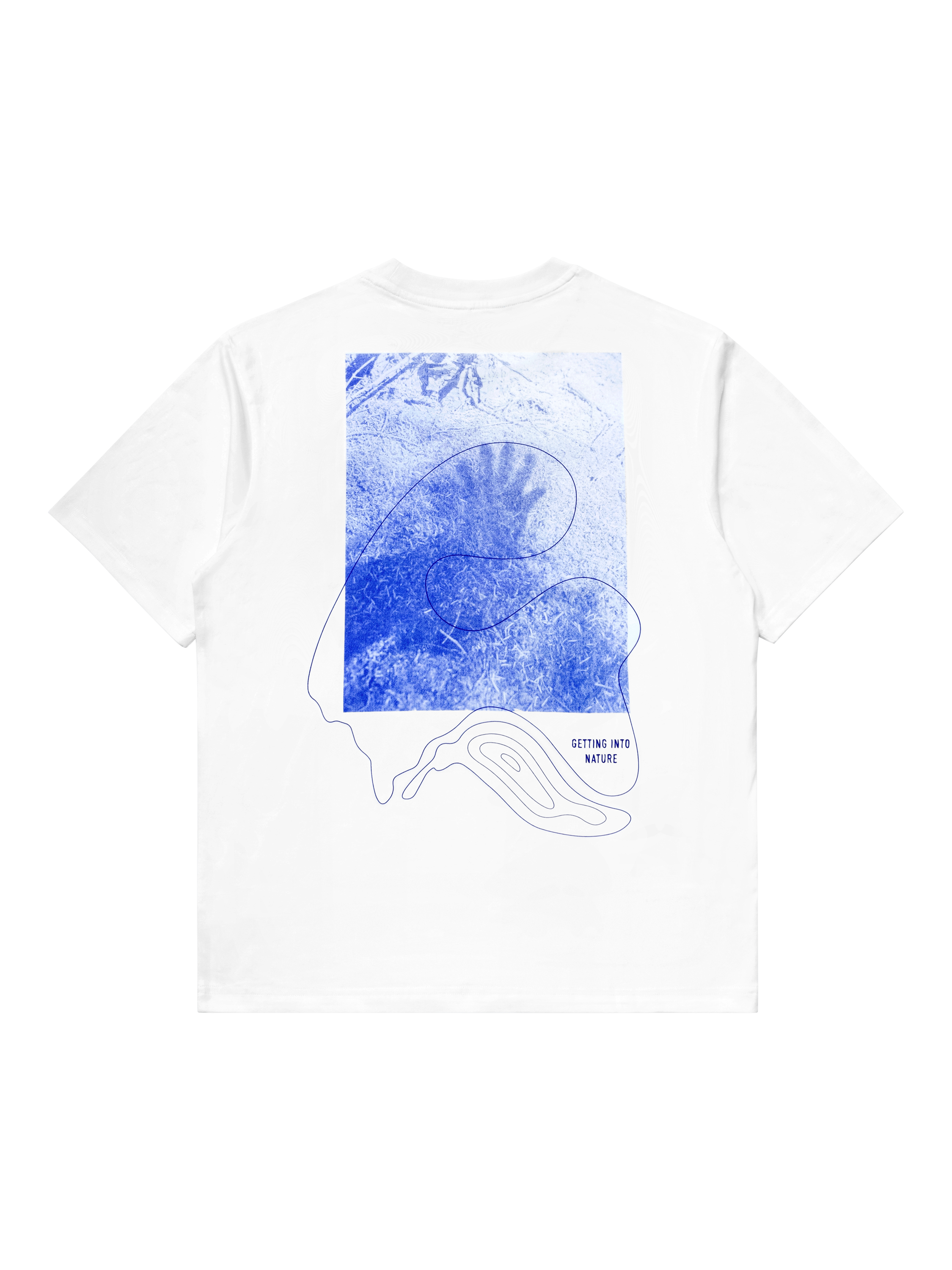 Product image 5 of 8, which shows ELLIKER Cotton Regular Fit Graphic T-Shirt, White, S