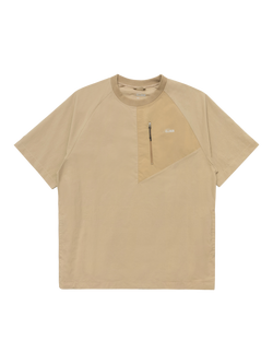 ELLIKER Kex Nylon Regular Fit Tech T-Shirt, Sand