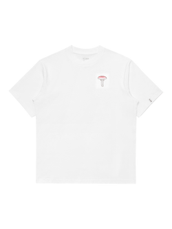 ELLIKER Rill Organic Cotton Regular Fit Spore Graphic T-Shirt, White