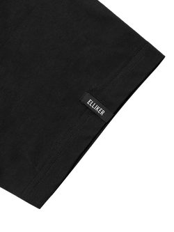 ELLIKER Rill Organic Cotton Regular Fit Spore Graphic T-Shirt - view 2, Black