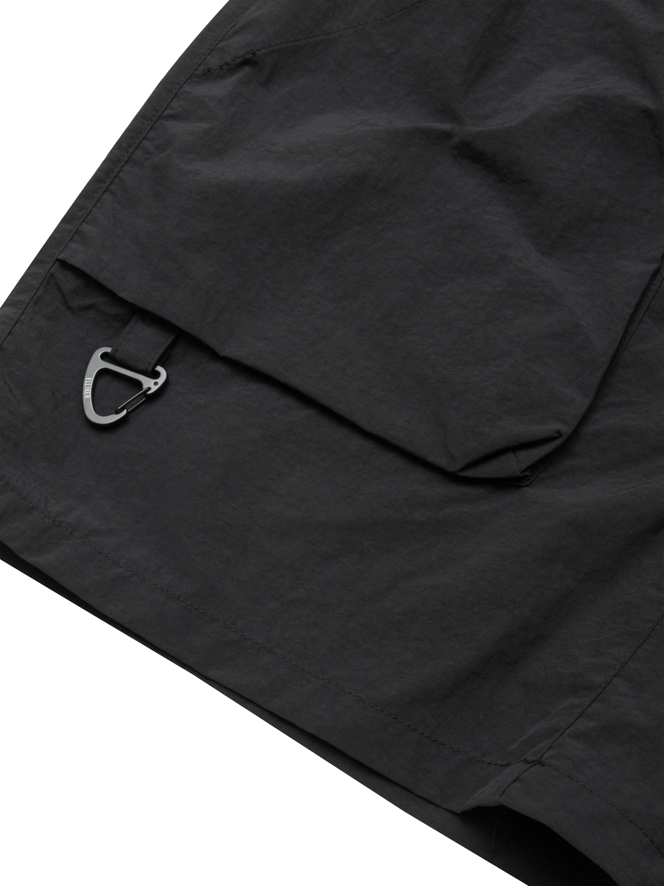 Product image 2 of 7, which shows ELLIKER Sayer Tech Shorts, Black, XS