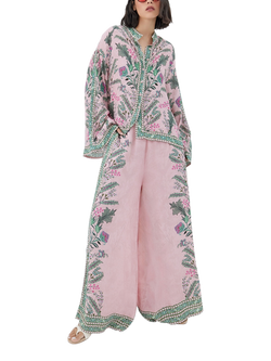 Raishma Ariyah Floral Shirt, Pink, Pink