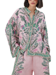 Raishma Ariyah Floral Shirt, Pink
