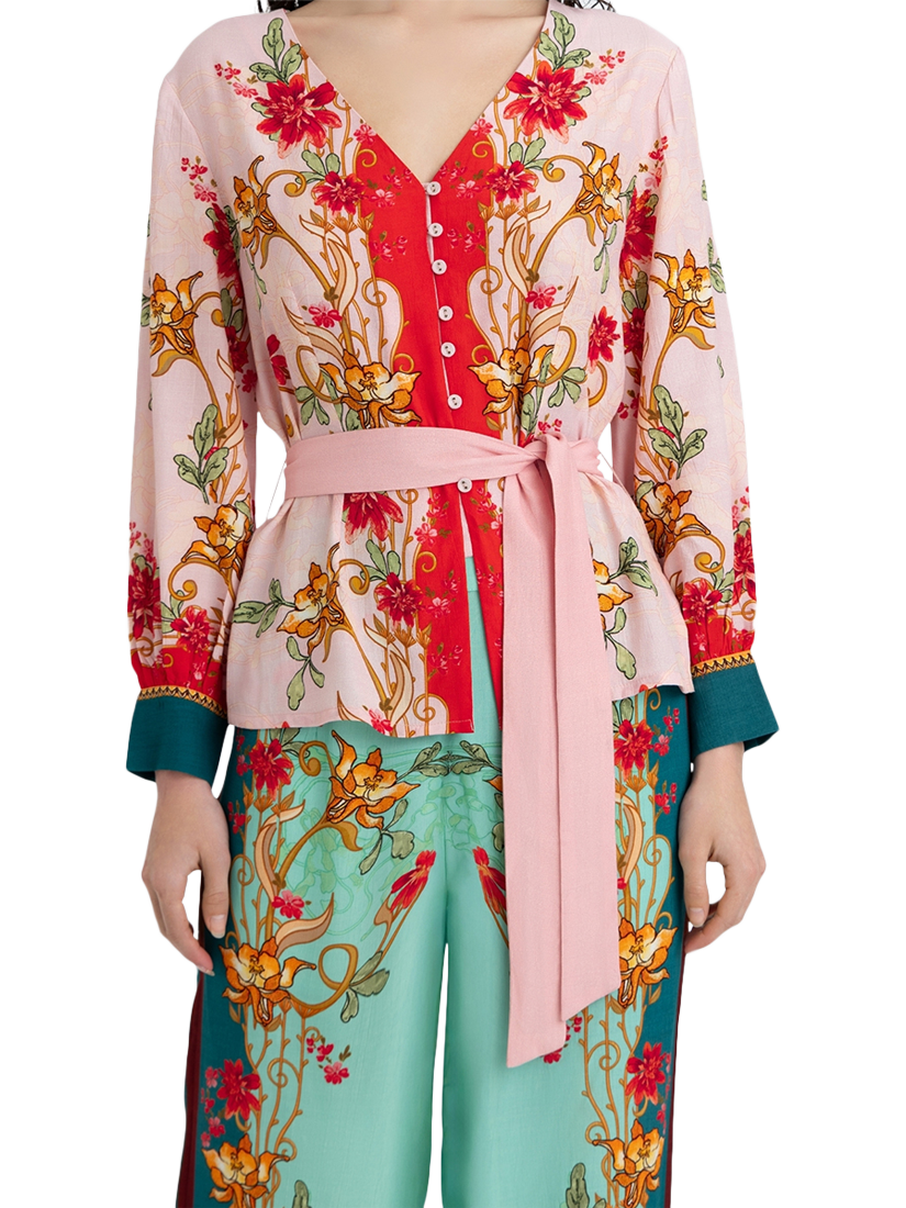 Product image 1 of 3, which shows Raishma Candy Floral Shirt, Multi, 8