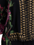 Raishma Siara Floral Tunic Shirt, Black