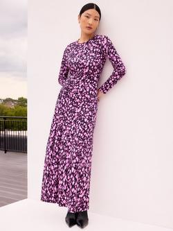 Ro&Zo Batik Print Maxi Dress, Pink, Pink