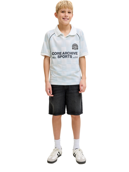 Jack & Jones Kids' Tony Shorts, Black Denim - view 2, Black Denim