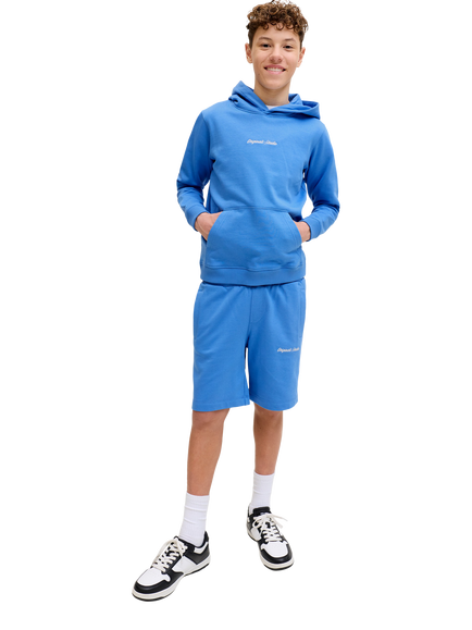 Jack & Jones Kids' Karl Sweat Shorts, Marina - view 2, Marina