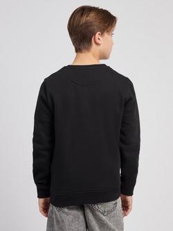 Lee Kids' Wobbly Lee Graphic Crew Sweatshirt - view 2, Black/White