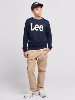 Lee Kids' Wobbly Lee Graphic Crew Sweatshirt - view 2, Navy Blazer