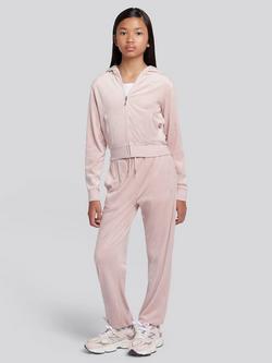 Juicy Couture Kids' Zip Up Hoodie & Relaxed Joggers Set, Burnished Lilac, Burnished Lilac