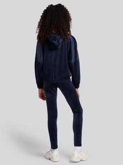 Juicy Couture Kids' Relaxed Hoodie & Velour Leggings Set - view 2, Night Sky